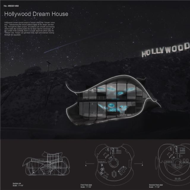 Foreground view example near the Hollywood Sign